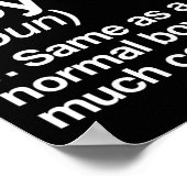 Karate Boy Definition Funny Martial Arts Sports  ポスター (角)