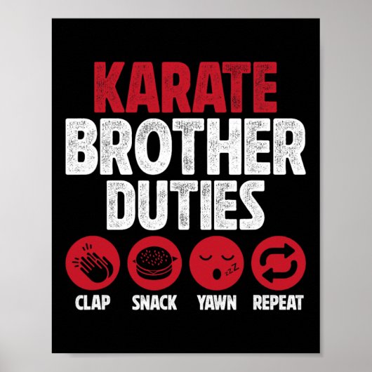 Karate Brother Duties Karate Bro  ポスター (正面)