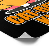 Karate Cat Design For Sports Fans - Cat-rate Kick  ポスター (角)