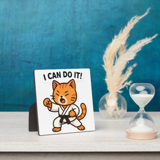 Karate Cat Sticker フォトプラーク (インサイチュ)