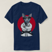 Karate Cat Tシャツ (デザイン正面)