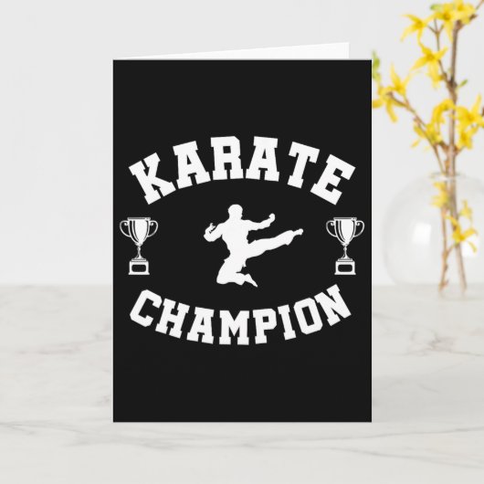 Karate Champion カード (黄色い花)