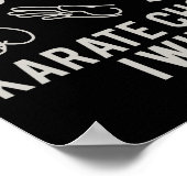 Karate Chop Win Rock Paper Scissors Shirt  ポスター (角)