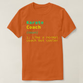 Karate Coach Definition Funny Sensei Humor Premium Tシャツ (デザイン正面)