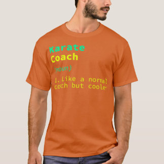 Karate Coach Definition Funny Sensei Humor Premium Tシャツ