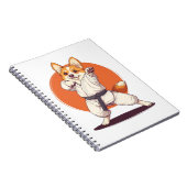 Karate Corgi � Martial Arts Dog ノートブック (右側)