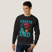 Karate Dad Best Daddy Ever MMA Martial Artist Fath スウェットシャツ (正面フル)