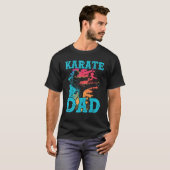 Karate Dad Best Daddy Ever MMA Martial Artist Fath Tシャツ (正面フル)