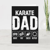 Karate Dad Drive Pay Cheer Dad Of A Karate Fighter カード (正面)