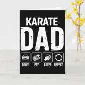 Karate Dad Drive Pay Cheer Dad Of A Karate Fighter カード (黄色い花)