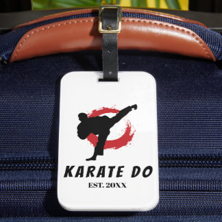 Karate Do Luggage Tag Martial Arts Travel Gift ラゲッジタグ