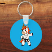 Karate  et unicorn .Fantastique art martial  キーホルダー (正面)