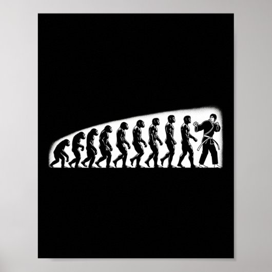 Karate Evolution Mma Kickboxing Muay Thai Jiu Jits ポスター (正面)