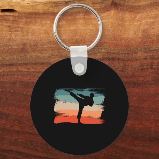 Karate Fan Article Martial Arts Accessories Traini キーホルダー (正面)