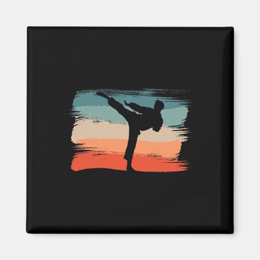 Karate Fan Article Martial Arts Accessories Traini マグネット (正面)