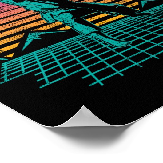 Karate Fighter - Retro Karateka Martial Arts Self  ポスター (角)