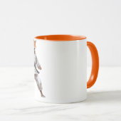 Karate Fox mug マグカップ (正面右)