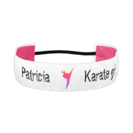 Karate Girl Martial Arts Sport Hair Accessory アスレチックヘッドバンド