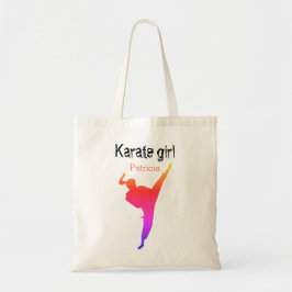 Karate Girl Personalized Tote Bag | Martial Arts トートバッグ