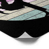 Karate Girl Saying Martial Arts  ポスター (角)