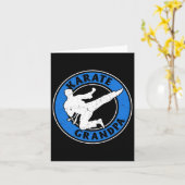 Karate Grandpa Karate Fighting Grandpa Karate Figh カード (黄色い花)