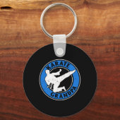 Karate Grandpa Karate Fighting Grandpa Karate Figh キーホルダー (正面)