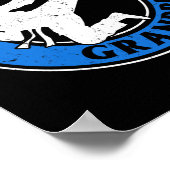 Karate Grandpa Karate Fighting Grandpa Karate Figh ポスター (角)