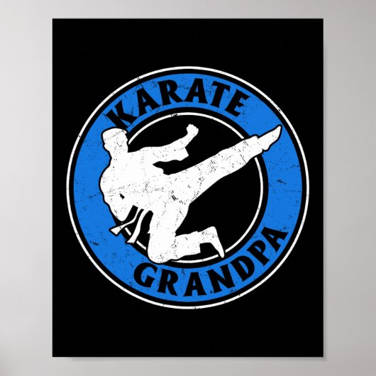 Karate Grandpa Karate Fighting Grandpa Karate Figh ポスター (正面)