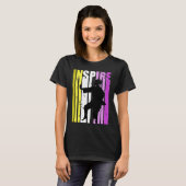 Karate Inspire Cute Colors Inspirational Motivatio Tシャツ (正面フル)