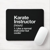Karate Instructor Definition Funny Martial Arts Tr マウスパッド (マウス)