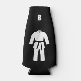 Karate, Judo. Martial Arts Black Belt Monogram ボトルクーラー
