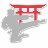 Karate Kick Torii Gate シール (正面)