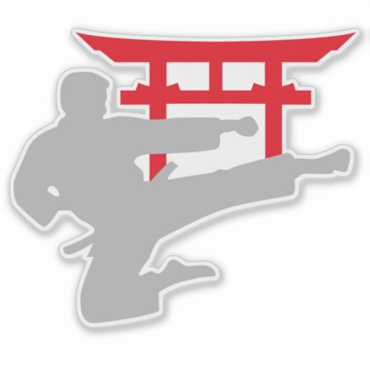 Karate Kick Torii Gate シール (正面)