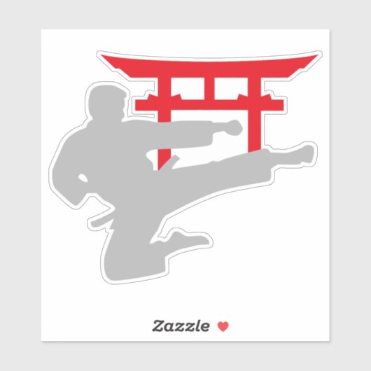 Karate Kick Torii Gate シール (シート)