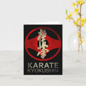Karate Kyokushin  カード (黄色い花)