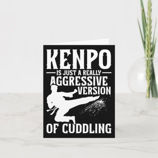 Karate Martial Arts Girl Lady Kenpo School Fighter カード (正面)