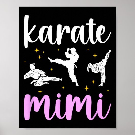 Karate Mimi Proud Karate Mimi Grandma  ポスター (正面)