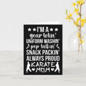 Karate Mom Definition Karate Mother Karate Mama  カード (黄色い花)