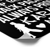 Karate Mom Definition Karate Mother Karate Mama  ポスター (角)