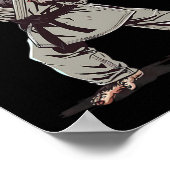 Karate Monkey Kickboxing Judo Jiu-jitsu Mma Martia ポスター (角)