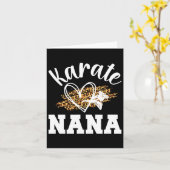 Karate Nana Leopard Karate Nana Grandma 1  カード (黄色い花)