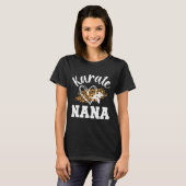 Karate Nana Leopard Karate Nana Grandma 1  Tシャツ (正面フル)