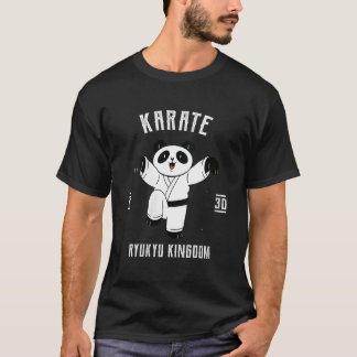 Karate Panda With Belt Karate Japanese Mial Tシャツ