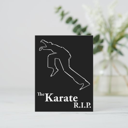 Karate R.I.P. ポストカード (スタンド正面)