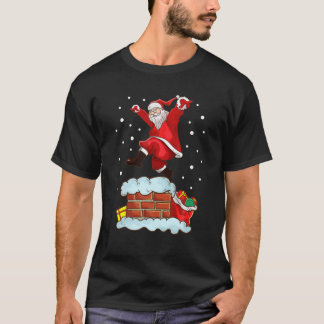 Karate Santa Claus Christmas Kung Fu Taekwondo MMA Tシャツ