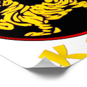 Karate Shotokan Tiger Martial Arts  ポスター (角)