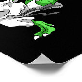 Karate T-rex Dino Student Dinosaur Teacher Karatek ポスター (角)