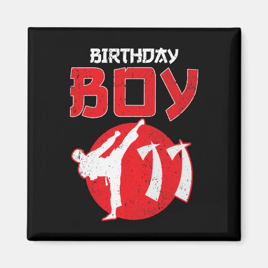 Karate Taekwondo 11 Years Old Birthday Martial Art マグネット (正面)