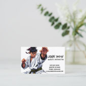 Karate Taekwondo Judo Martial Arts Instructor 名刺 (スタンド正面)