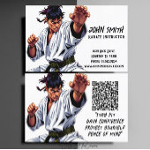 Karate Taekwondo Judo Martial Arts Instructor 名刺